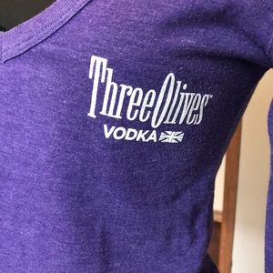 Super cute Three Olives Vodka lightweight hoodie